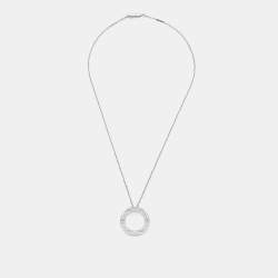 Cartier Love Necklace - Silver, 18K White Gold Pendant Necklace, Necklaces  - CRT58266
