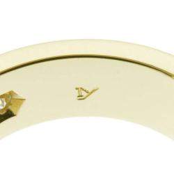 مملوكة مسبقًا Cartier Love 18K Yellow Gold Diamond Ring EU 52