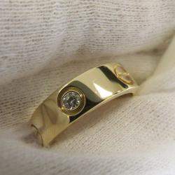 مملوكة مسبقًا Cartier Love 18K Yellow Gold Diamond Ring EU 52