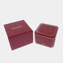 Pre Owned Cartier Love 18K Rose Gold Diamond Ring EU 52