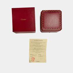 Pre Owned Cartier Love 18K Rose Gold Diamond Bracelet 16