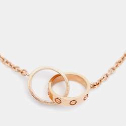 مملوكة مسبقًا سوار كارتييه لوف ذهب وردي عيار 18  بحلقات متشابكة