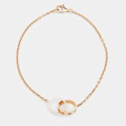 مملوكة مسبقًا سوار كارتييه لوف ذهب وردي عيار 18  بحلقات متشابكة