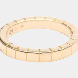 مملوكة مسبقًا Cartier Lanieres Band 18K Rose Gold Ring EU 52 