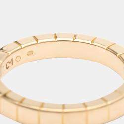 مملوكة مسبقًا Cartier Lanieres Band 18K Rose Gold Ring EU 52 