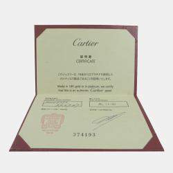 مملوكة مسبقًا Cartier Lanieres Band 18K Rose Gold Ring EU 52 