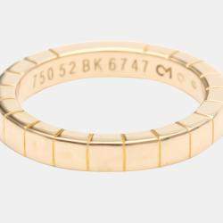مملوكة مسبقًا Cartier Lanieres Band 18K Rose Gold Ring EU 52 