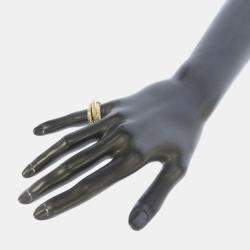 مملوكة مسبقًا Cartier Eternity 18K Yellow Gold Diamond Ring EU 52