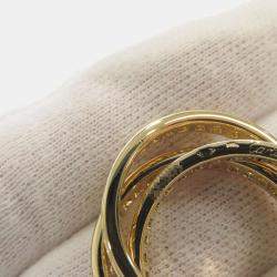 مملوكة مسبقًا Cartier Eternity 18K Yellow Gold Diamond Ring EU 52