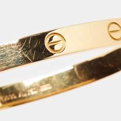 Pre Owned سوار كارتييه لوف ذهب أصفر عيار 18 مقاس 18