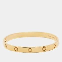 Pre Owned سوار كارتييه لوف ذهب أصفر عيار 18 مقاس 18