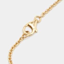 Pre Owned Cartier Love Interlocking Loops 18k Yellow Gold Bracelet