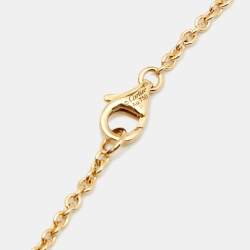 Pre Owned Cartier Love Interlocking Loops 18k Yellow Gold Bracelet