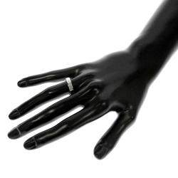 مملوكة مسبقًا Cartier Love 18K White Gold Diamond Ring EU 56