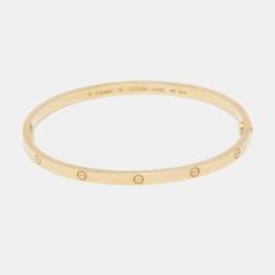 مملوكة مسبقًا Cartier Love 18k Yellow Gold Bracelet 19