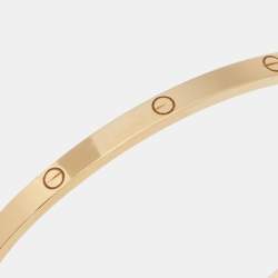 مملوكة مسبقًا Cartier Love 18k Yellow Gold Bracelet 19