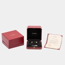 Pre Owned Cartier Love 18K White Gold Bracelet 16