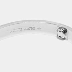 Pre Owned Cartier Love 18K White Gold Bracelet 16