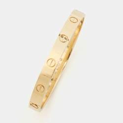 Pre Owned سوار كارتييه لوف ذهب أصفر عيار 18 مقاس 16