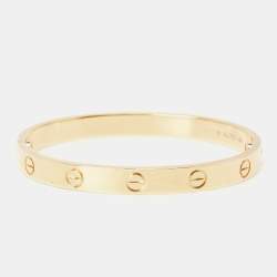 Pre Owned سوار كارتييه لوف ذهب أصفر عيار 18 مقاس 16