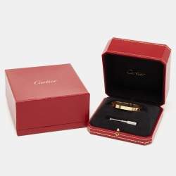 Pre Owned سوار كارتييه لوف ذهب أصفر عيار 18 مقاس 16