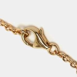 Pre Owned Cartier Love Interlocking Loops 18k Yellow Gold Link Bracelet