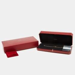 Pre Owned Cartier Love Interlocking Loops 18k Yellow Gold Link Bracelet