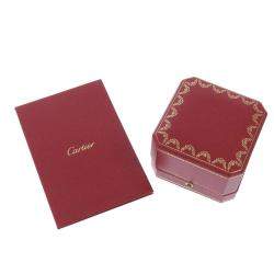 Pre Owned Cartier Love 18K Rose Gold Diamond Ring EU 49