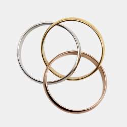 مملوكة مسبقًا خاتم كارتييه رولينغ ترينيتي كلاسيك ذهب عيار 18 ثلاثي اللون