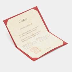 Pre Owned Cartier Cactus De Cartier Diamond 18k Rose Gold Ring Size 54
