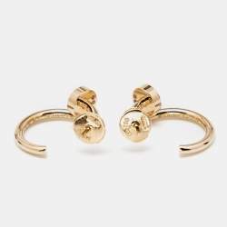 Pre Owned Cartier Juste Un Clou 18k Rose Gold Earrings