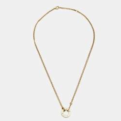 مملوكة مسبقًا قلادة كارتييه لوف ألماس وذهب أصفر عيار 18