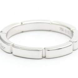 Pre Owned Cartier Maillon Panthere 18K White Gold Ring EU 52