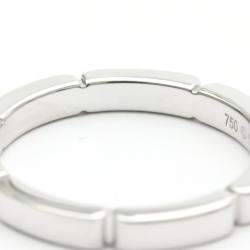Pre Owned Cartier Maillon Panthere 18K White Gold Ring EU 52