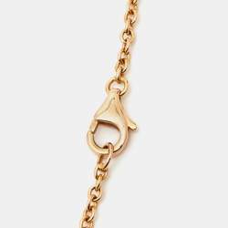 Pre Owned Cartier Love Interlocking Loops 18k Rose Gold Bracelet
