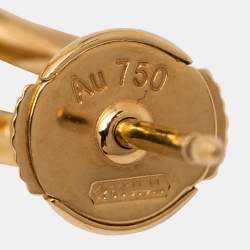 Pre Owned Cartier Juste Un Clou 18K Yellow Gold Hoop Earrings