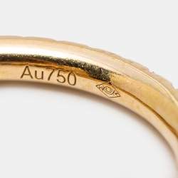 Pre Owned Cartier Juste Un Clou 18K Yellow Gold Hoop Earrings