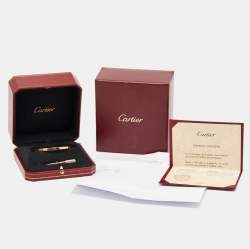 Pre Owned سوار كارتييه لوف ذهب وردي عيار 18 موديل صغير مقاس 17