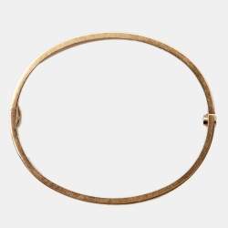 Pre Owned سوار كارتييه لوف ذهب وردي عيار 18 موديل صغير مقاس 17