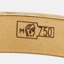 Pre Owned خاتم زفاف كارتييه 1895 ألماس ذهب أصفر عيار 18 مقاس 54