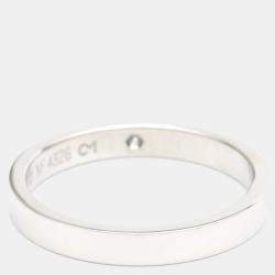 مملوكة مسبقًا Cartier C De Cartier Platinum Diamond Ring EU 58
