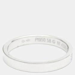 مملوكة مسبقًا Cartier C De Cartier Platinum Diamond Ring EU 58