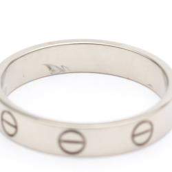 Pre Owned Cartier Love 18K White Gold Ring EU 54