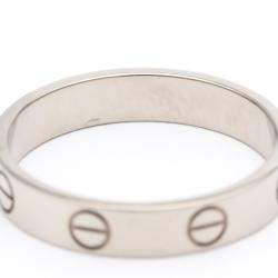 Pre Owned Cartier Love 18K White Gold Ring EU 54