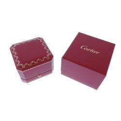 Pre Owned Cartier Love 18K Rose Gold Sapphire Diamond Ring EU 53