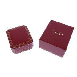 Pre Owned Cartier Trinity 18K Yellow Rose and White Gold Earrings