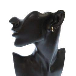 Pre Owned Cartier Trinity 18K Yellow Rose and White Gold Earrings