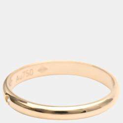 مملوكة مسبقًا Cartier 1895 Wedding Band Rose Gold Diamond Ring EU 52