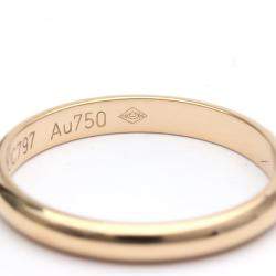 مملوكة مسبقًا Cartier 1895 Wedding Band Rose Gold Diamond Ring EU 52