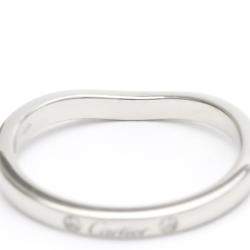 Pre Owned Cartier Ballerine Platinum Diamond Ring EU 51